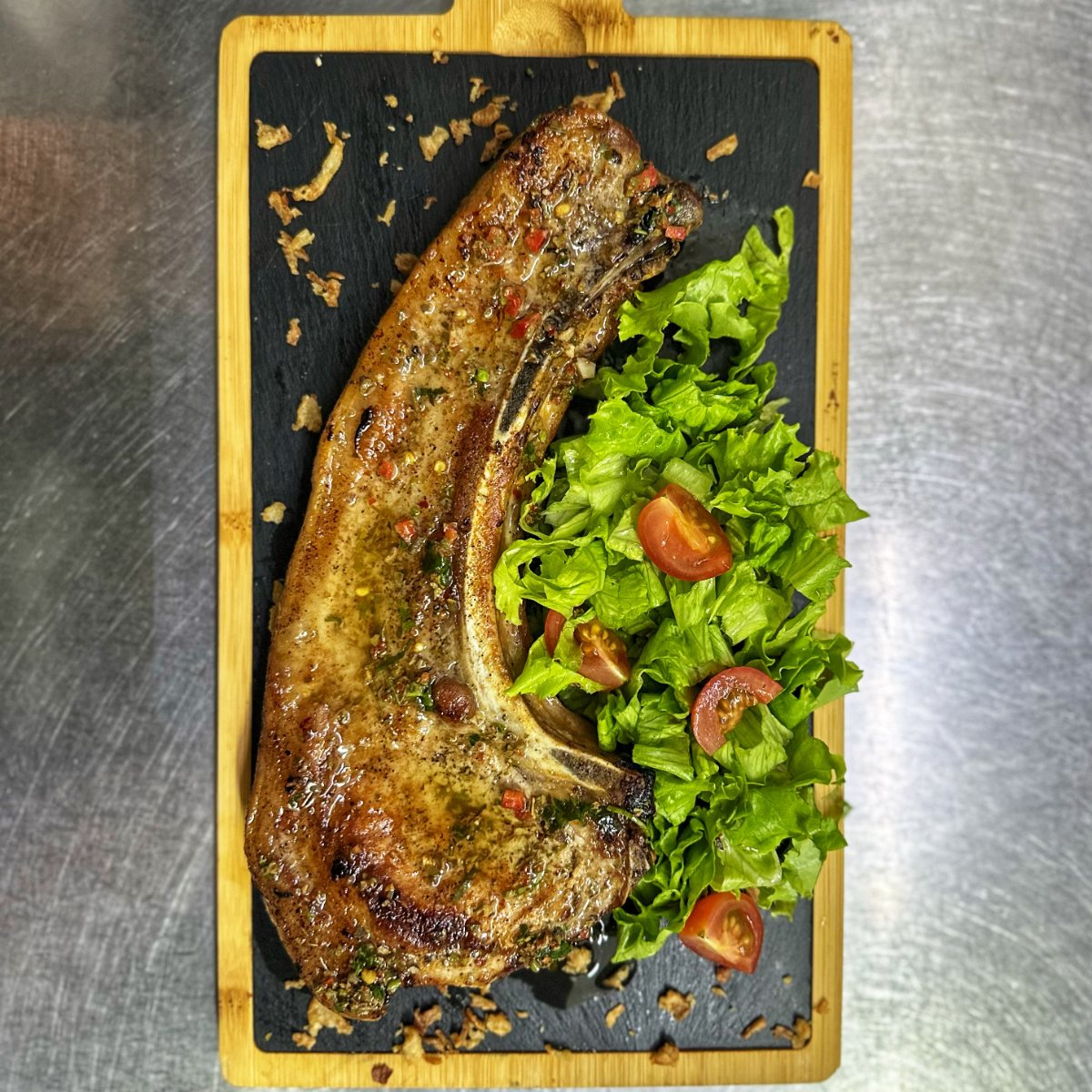 Duroc Tomahawk Porc cu Chimichurri