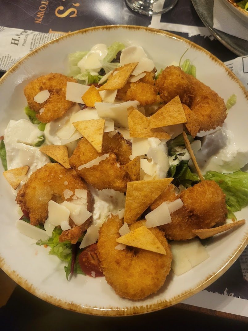 Shrimps Caesar Salad